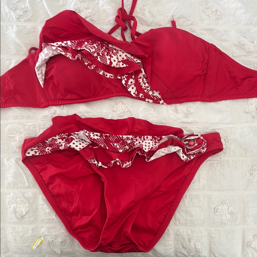 Red Women's Bikini Set